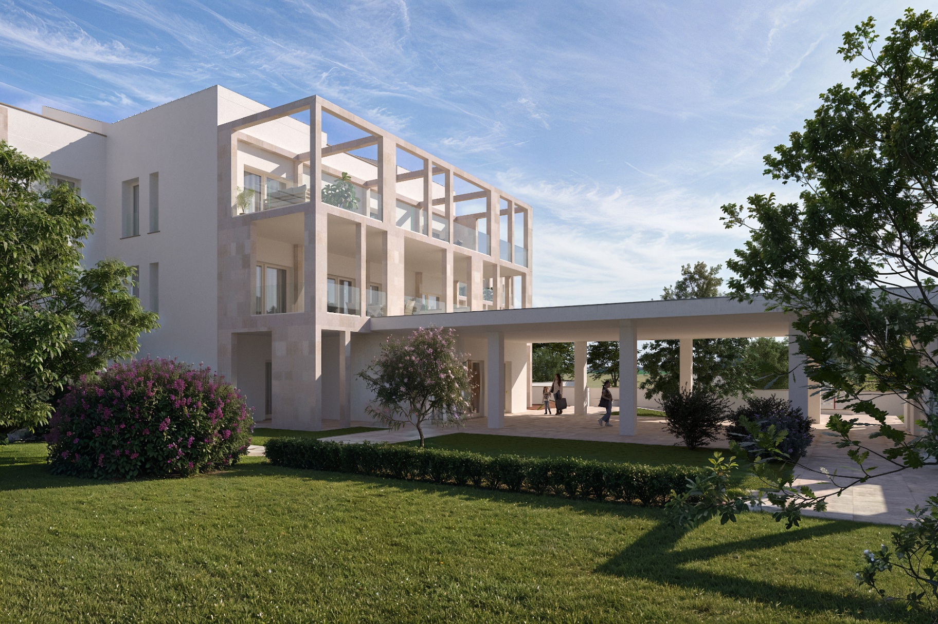 Rendering Attico — Ex-Colonia Rosello